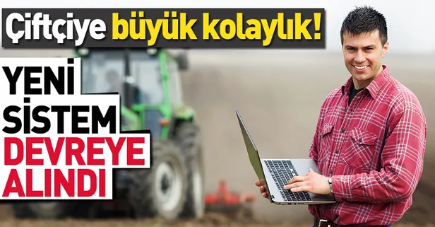 e-Çiftçi sistemi devrede