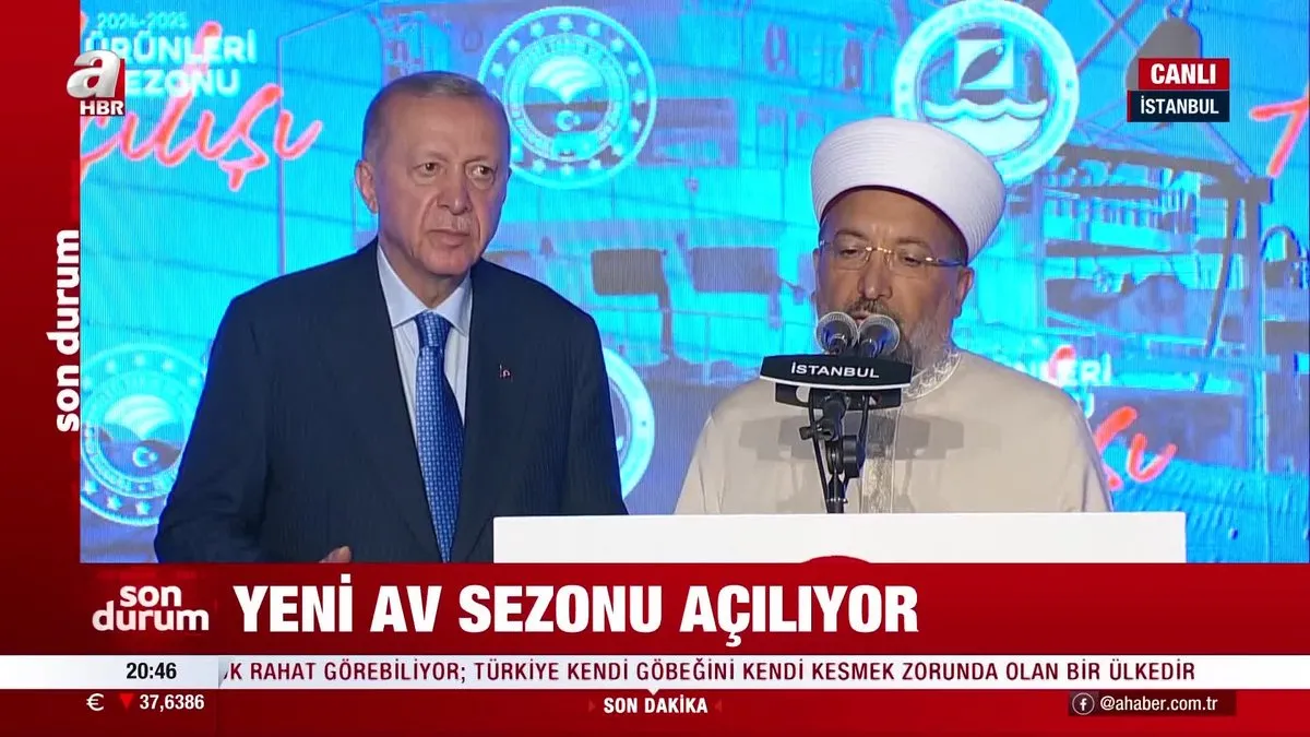 Başkan Erdoğan av sezonu açılışında konuştu!