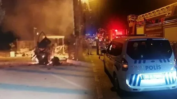 Son dakika: Mersin Mezitli'deki polisevine alçak saldırı! Kadın teröristlerin bomba düzeneğini bıraktıkları anlar ortaya çıktı-8