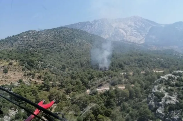 Muğla'daki orman yangınına acil müdahale