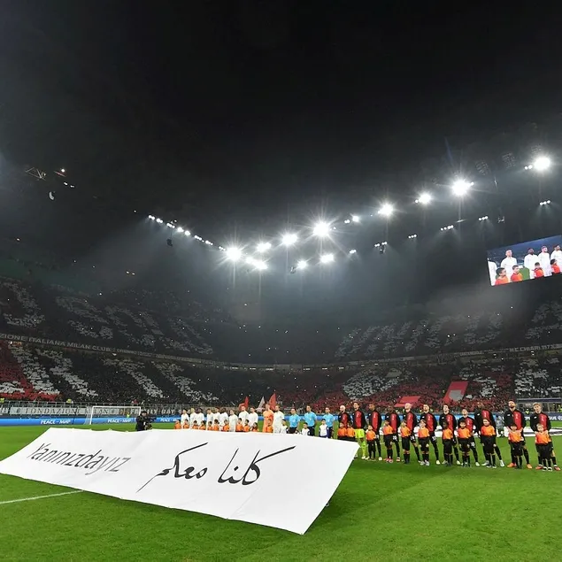 Şampiyonlar Ligi’nde ’Yanınızdayız’ mesajı!