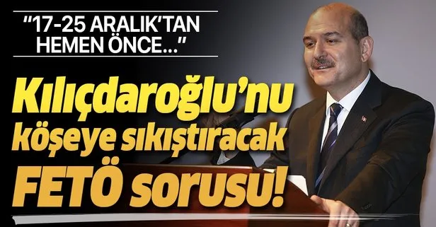 İçişleri Bakanı Süleyman Soylu’dan CHP lideri Kemal Kılıçdaroğlu’nu köşeye sıkıştıracak 15 Temmuz sorusu