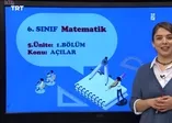 6. Sınıf - Matematik Dersi - Konu: Açılar (26 Mart 2020 Perşembe)