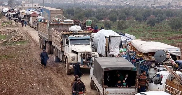 Son dakika: İdlib’den Türkiye sınırı yakınına 27 bin sivil daha göç etti