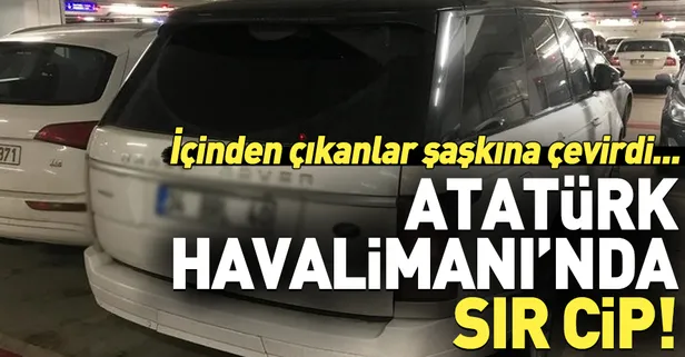 Havalimanı otoparkında açık bırakılan lüks cipte yüklü miktarda para bulundu