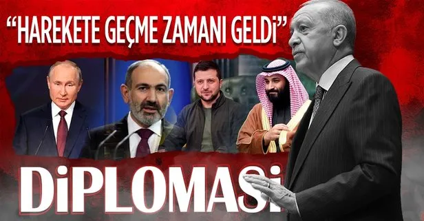 Son dakika: Başkan Erdoğan’dan peş peşe önemli temaslar! Putin, Zelenskiy, Paşinyan ve Selman...