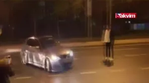 Eyüpsultan’da drift yapan magandalar