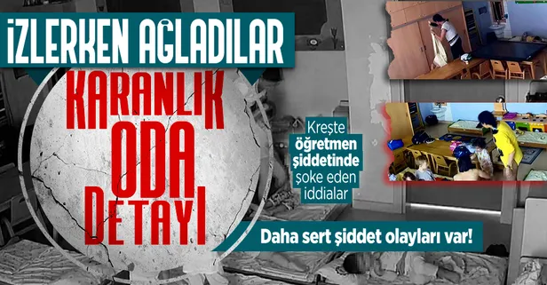 Tekirdağ'da kreşte çocuklara şiddet skandalında 'karanlık oda' detayı: Daha sert şiddet olayları var! İzlerken ağladılar