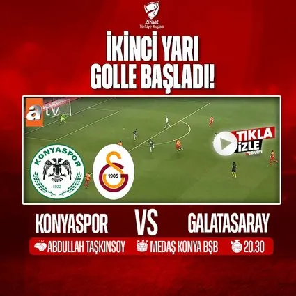 Konyaspor - Galatasaray | CANLI İZLE