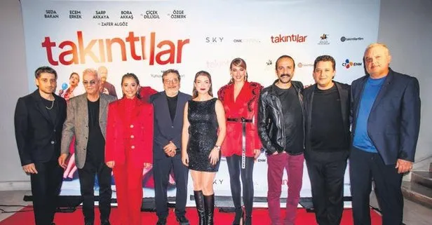 Takıntılar filminin galasına ünlü akını!