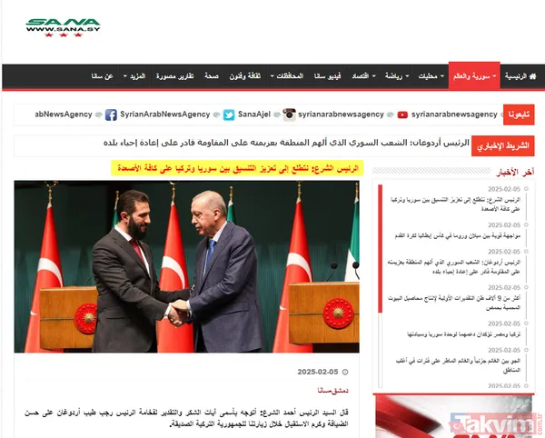 Ahmed Şara'dan Başkan Erdoğan'a teşekkür! "Kardeş Türkiye" vurgusu: İş birliğinin güçlenmesini sabırsızlıkla bekliyoruz - 3