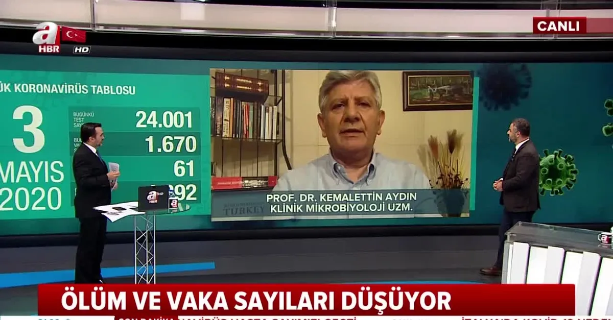 Prof. Dr. Kemalettin Aydın'dan A Haber'de flaş açıklamalar: Haziran ayında normalleşme başlayacak mı?