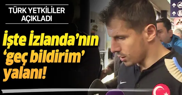 İzlanda'dan "geç bildirim” yalanı