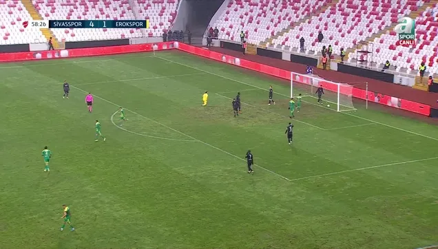 SİVASSPOR 4 - 2 ESENLER Erokspor ⚽ GOL : Serhat Baştan 📺 A Spor ZTK 5. tur maçı