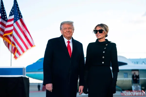 Beyaz Saray'da karalar bağlayan Ex First Lady Florida'da çiçek açtı: Melania Trump 27 bin TL'lik elbisesi ile dikkat çekti - 3