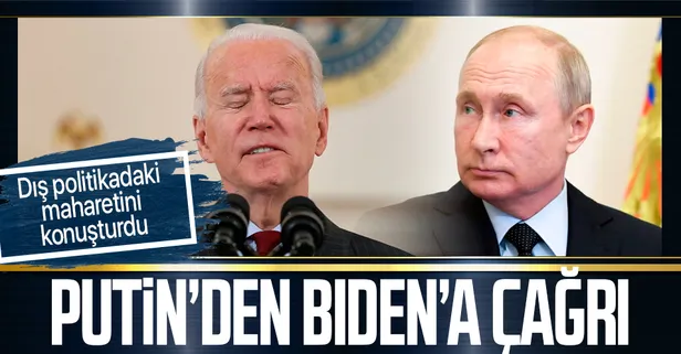 Son dakika! Rusya Devlet Başkanı Putin'den Biden'a flaş çağrı: Görüşmeye hazırım