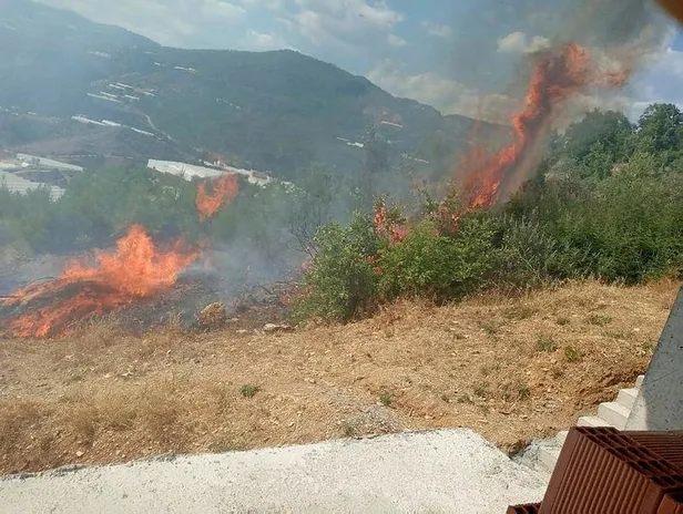 Antalya'daki orman yangının ardından bir şüpheli paketlendi!-7