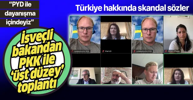 İsveç Dışişleri Bakanı Ann Linde, PKK'lı sözde üst düzey yöneticilerle toplantı yapıp isteklerini dinledi!