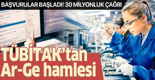 TÜBİTAK’tan Ar-Ge hamlesi