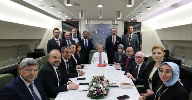 Başkan Erdoğan Macaristan dönüşü uçakta gazetecilerin sorularını yanıtladı