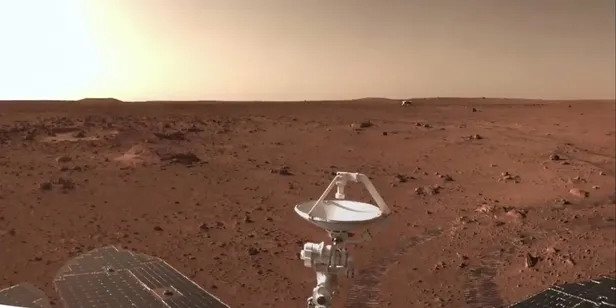 Uzay yarışı kızışıyor! Çin'in uzay aracı Zhurong’un Mars'tan gönderdiği videolar paylaşıldı-5