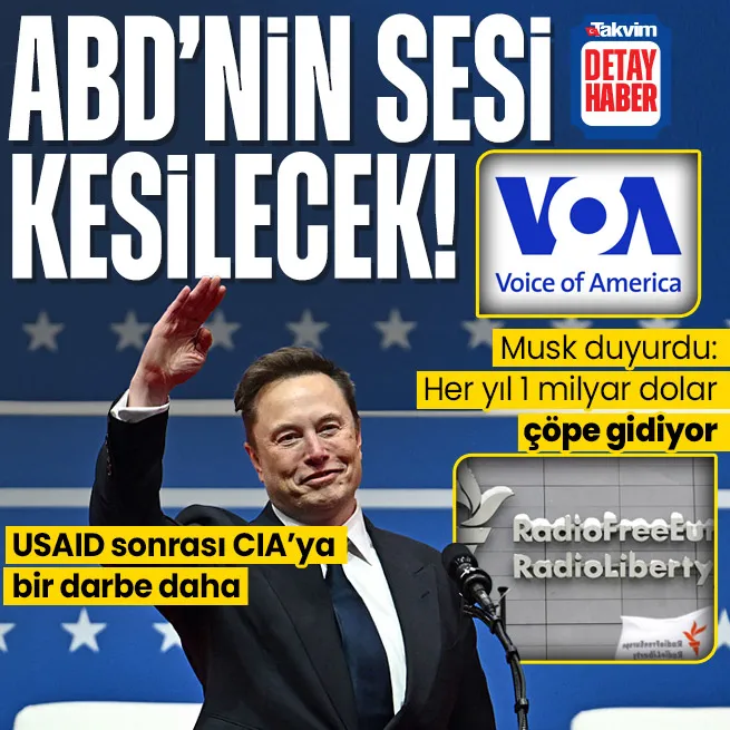 USAID sonrası CIAya bir darbe daha! Elon Musk duyurdu: Voice of America ve Radio Free Europe kapatılacak