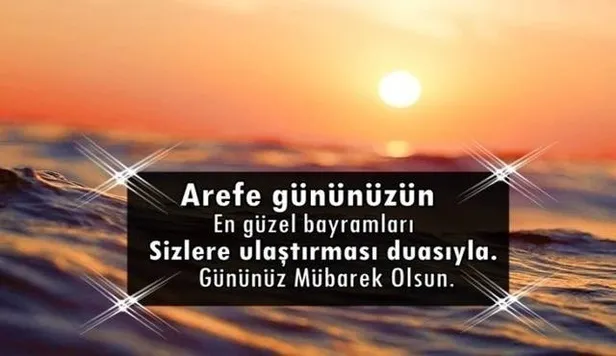 arefe gunu 2021 mesajlari ve sozleri