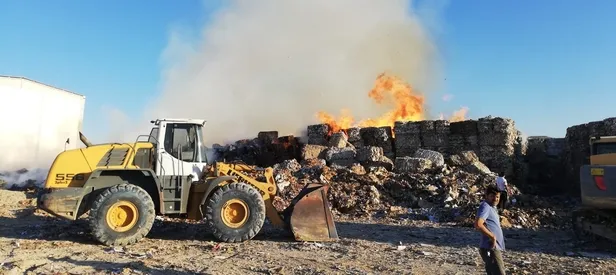Çankırı’da kağıt fabrikasında yangın