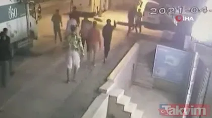 İstanbul’da vahşet anları kamerada: Sırtından bıçaklayıp 2 metre yükseklikten attılar