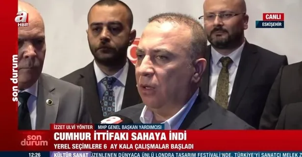 Cumhur İttifakı yerel seçimler için sahaya indi! MHP Genel Başkan Yardımcısı İzzet Ulvi Yönter iki stratejik hedefi açıkladı!