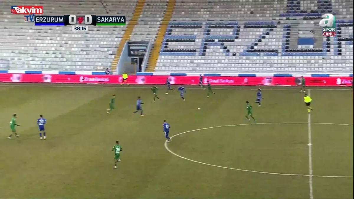 GOL İZLE: Erzurumspor 1-0 Sakaryaspor