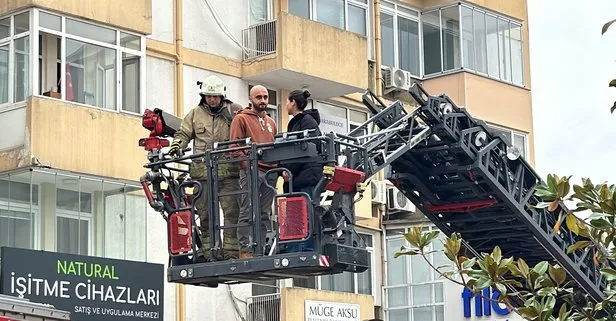 İstanbul Beşiktaş'ta bir binada yangın! 10 kişi mahsur kaldı
