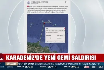 Karadeniz'de bir gemi saldırısı daha