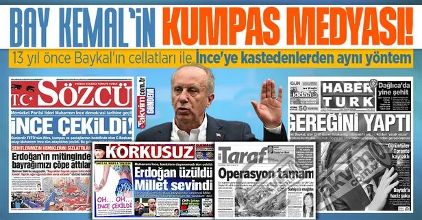 13 yıldır değişmeyen manzara! Deniz Baykal'ı koltuğundan indirenler ile Muharrem İnce'yi adaylıktan çektirenlerden aynı yöntem