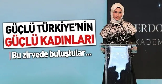 ’Güçlü Türkiye’nin Güçlü Kadınları’ zirvesine yoğun ilgi