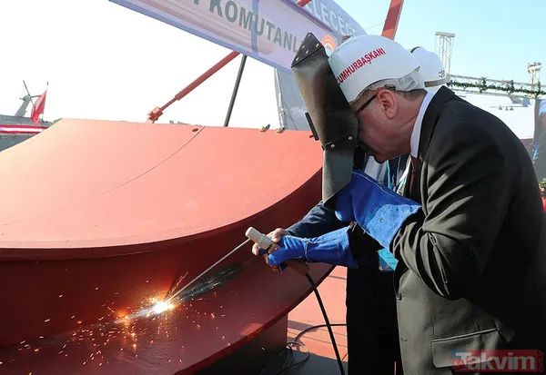 Başkan Erdoğan TCG Burgazada'nın teslim törenine katıldı - 11