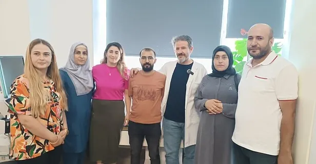 Batman'da anne karnındaki 8 aylık bebeğe kan nakli yapıldı