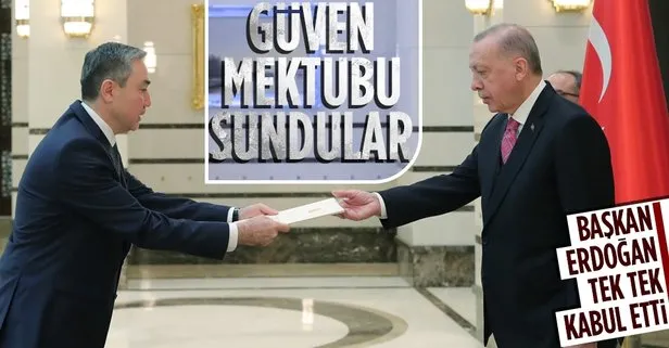 Başkan Erdoğan büyükelçileri kabul etti