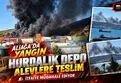 Aliağa'daki hurdalık depoda yangın çıktı