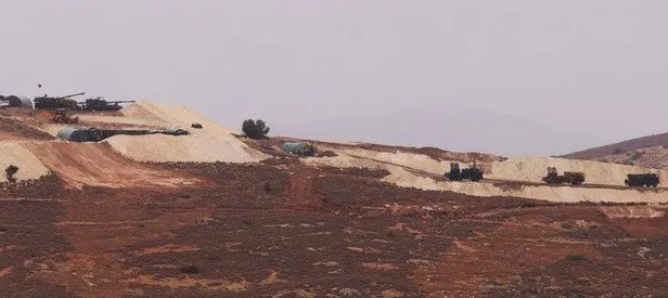 Tank ve füzelerin namluları İdlib’e çevrildi