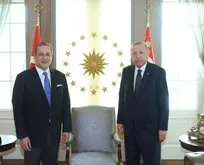 Erdoğan, Burak Elmas’ı kabul etti