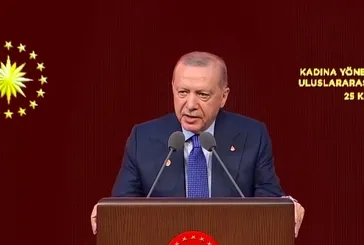Başkan Erdoğan: "Kadına el kaldıranın vicdanı kararmıştır"