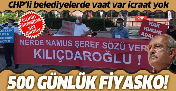 CHP'li belediyelerin tek icraatı işçi kıyımı oldu