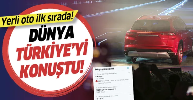 Türkiye'nin otomobili dünya gündeminin ilk sırasında!