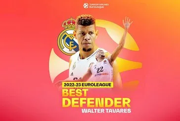 Euroleague’de yılın savunmacısı Walter Tavares!