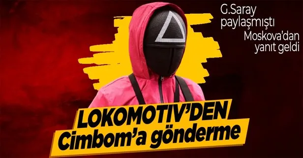 Lokomotiv Moskova’dan Galatasaray’a Squid Game temalı gönderme