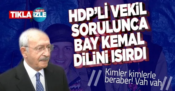 Teröristle sevgili olan HDP’li Semra Güzel sorusunu duyunca Kemal Kılıçdaroğlu’nun yüzü bozuldu