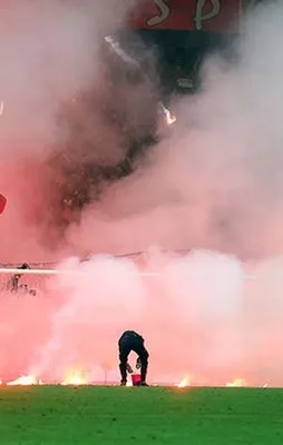 Olaylı maça 55 gözaltı!