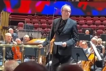 Yahudi Orkestra Şefi Gazze çağrısı yaptı İngiliz yayını kesti
