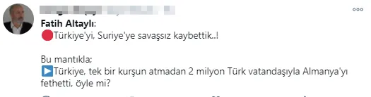 Habertürk ekranlarında Suriyelilere karşı ırkçı ifadeler kullanan Fatih Altaylı'ya tepkiler çığ gibi!-8